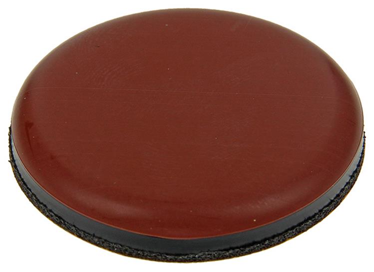 Mack 1048783 - pastille super coulissante autocollante marron ø 40 mm 4 pcs | 12 pièces