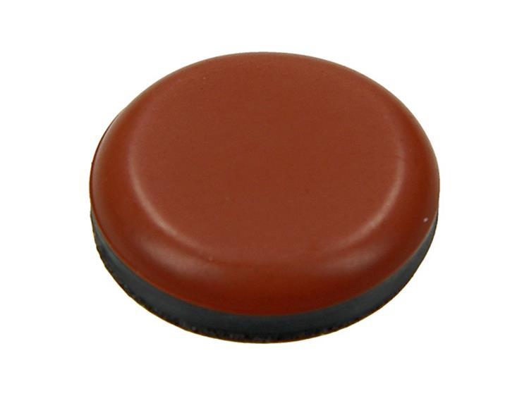 Mack 1048759 - pastille super coulissante autocollante marron ø 25 mm 4 pcs | 12 pièces