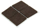 Mack 1048766 - super-feutre autocollant marron 34 x 34 mm 8 pcs | 12 pièces