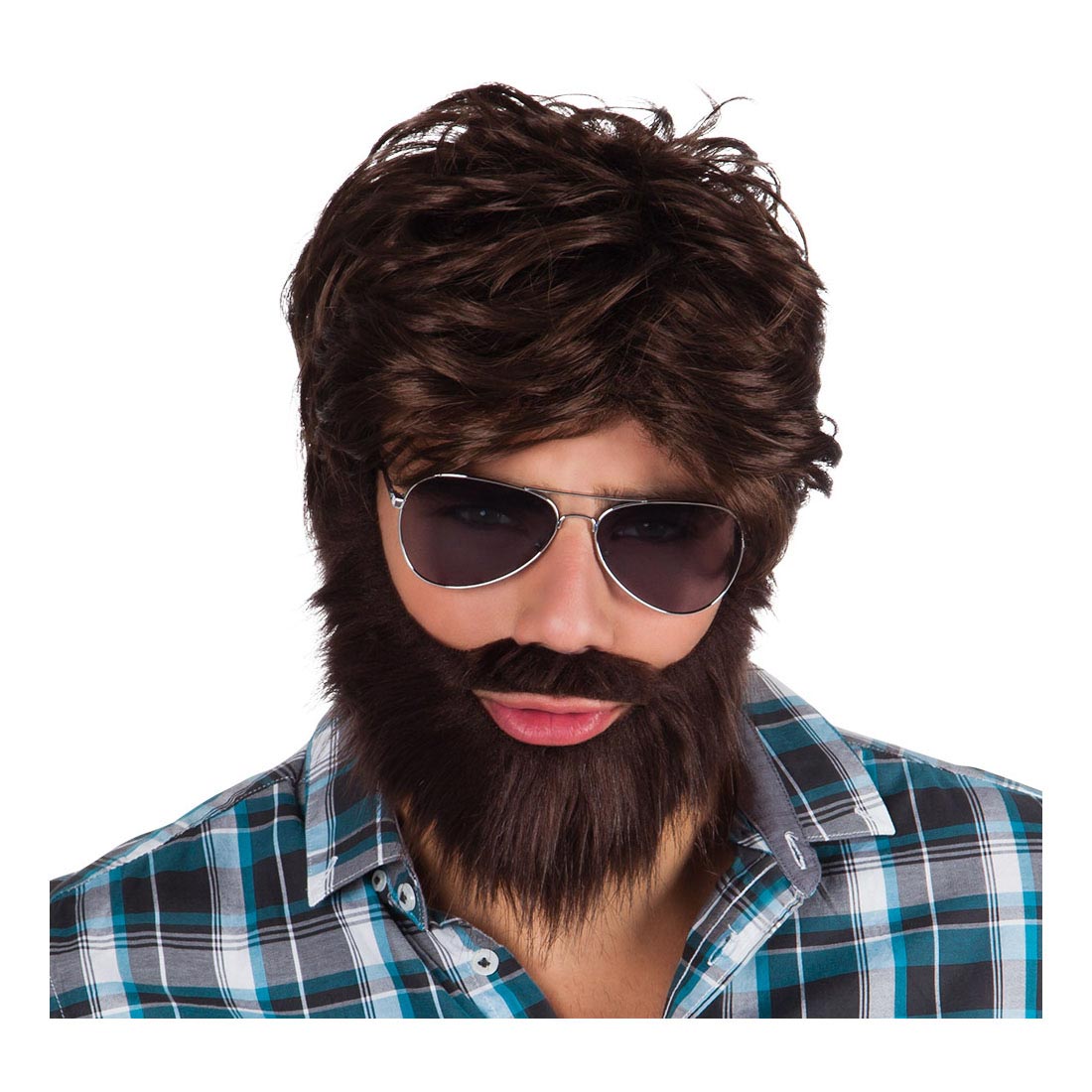 Boland Wig avec barbe et moustache
