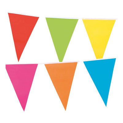 Ligne de drapeau coloré de Boland, 10mtr. Décoration du parti