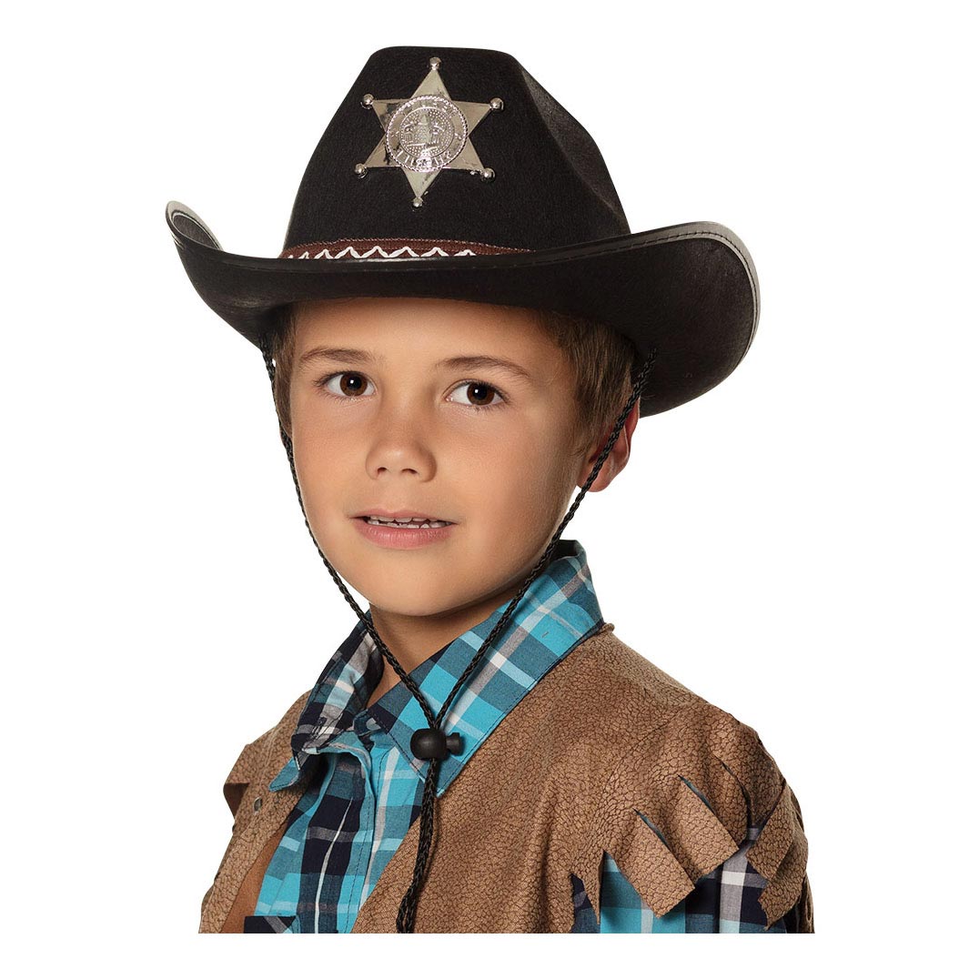 Boland Child's Hat Sheriff Black