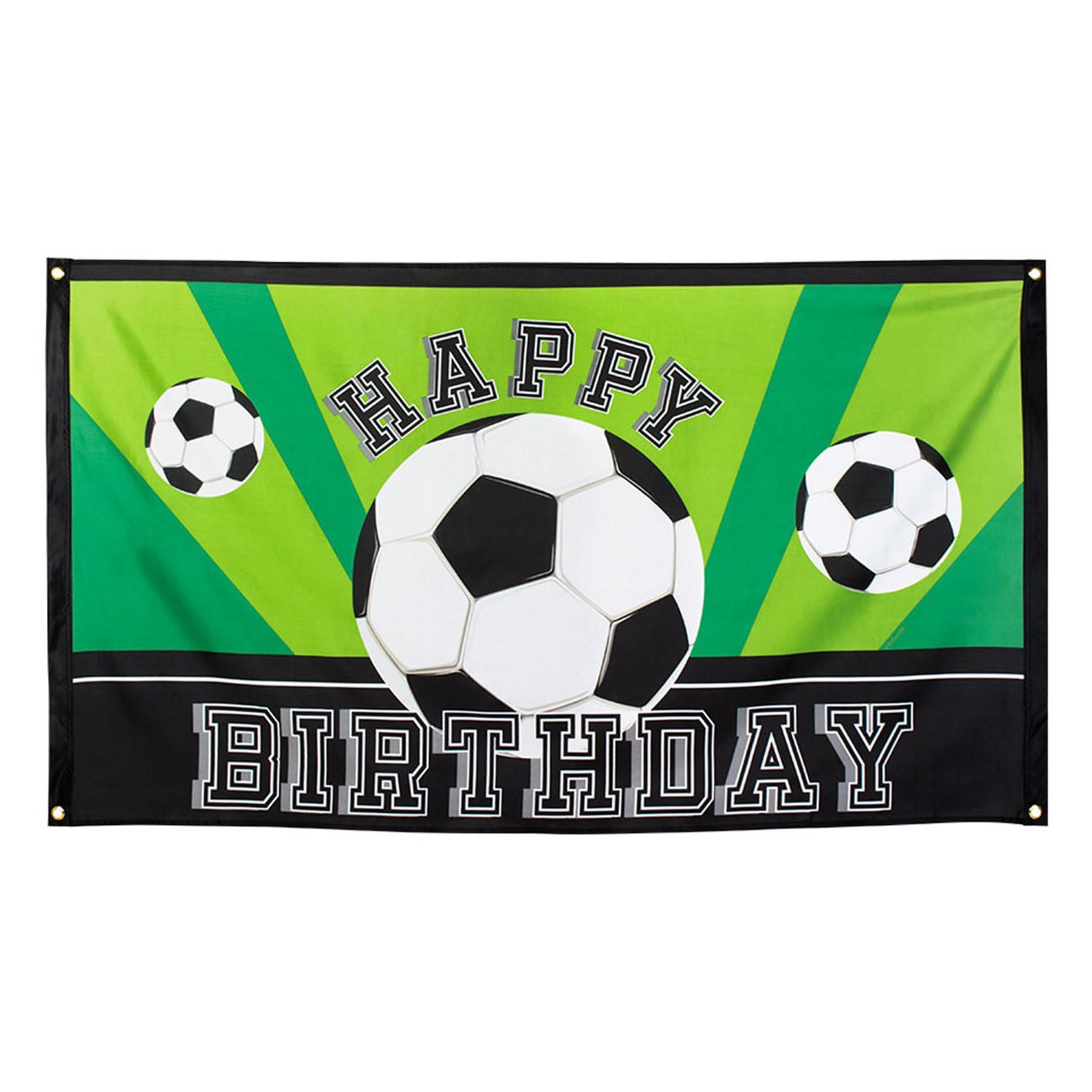 Boland Vlag Voetbal Joyeux anniversaire, 150x90cm