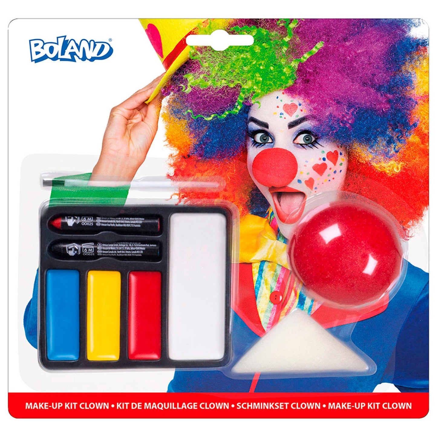 Boland Schmink a réglé Clown avec Clown Snean