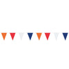 Ligne de drapeau Bleu blanc rouge orange, 10mtr.