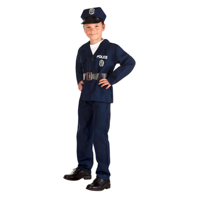Officier de police des costumes pour enfants de Boland, âgé de 7 à 9 ans