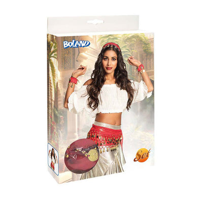 Boland Belly Dance Set Red, 3dlg.