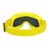 Boland party lunettes de ski jaune fluo