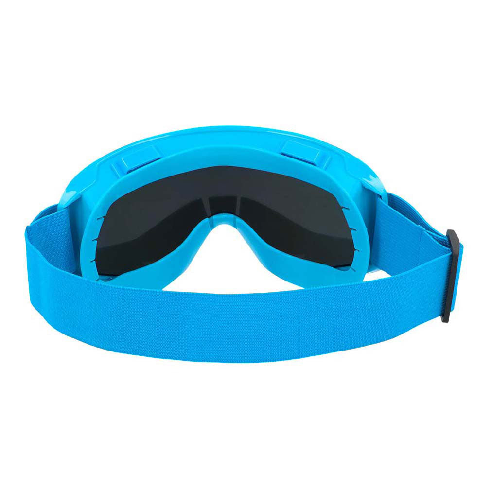 Boland party lunettes de ski bleu fluo