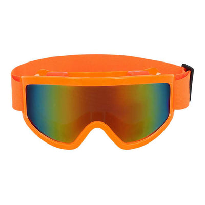 Boland party lunettes de ski orange fluo