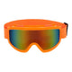 Boland party lunettes de ski orange fluo