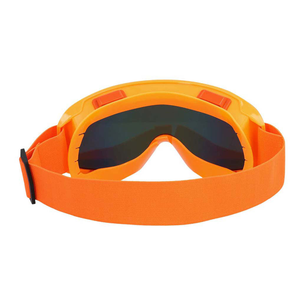 Boland party lunettes de ski orange fluo