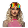 Boland party lunettes de ski orange fluo