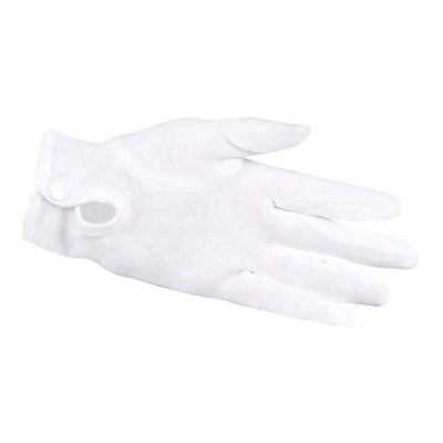 Gants boland avec bouton-bouton blanc xl
