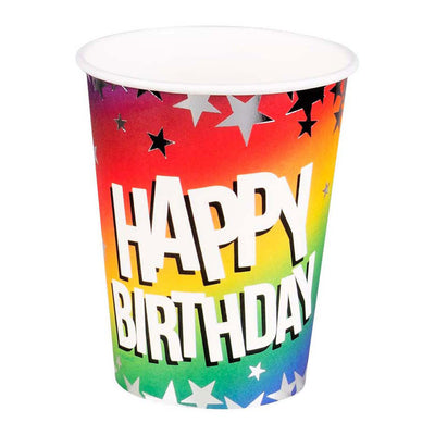 Boland Paper Cups Joyeux anniversaire 210 ml, 10e.