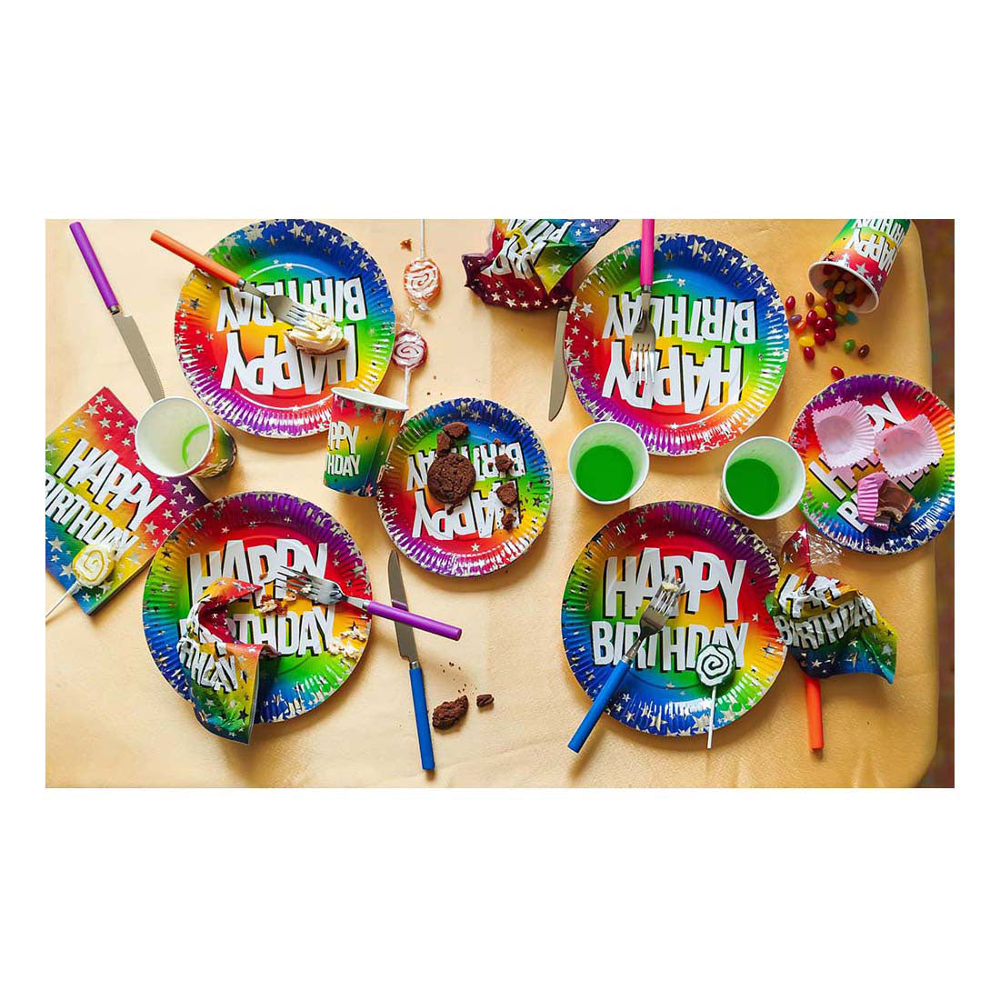 Boland Paper Cups Joyeux anniversaire 210 ml, 10e.