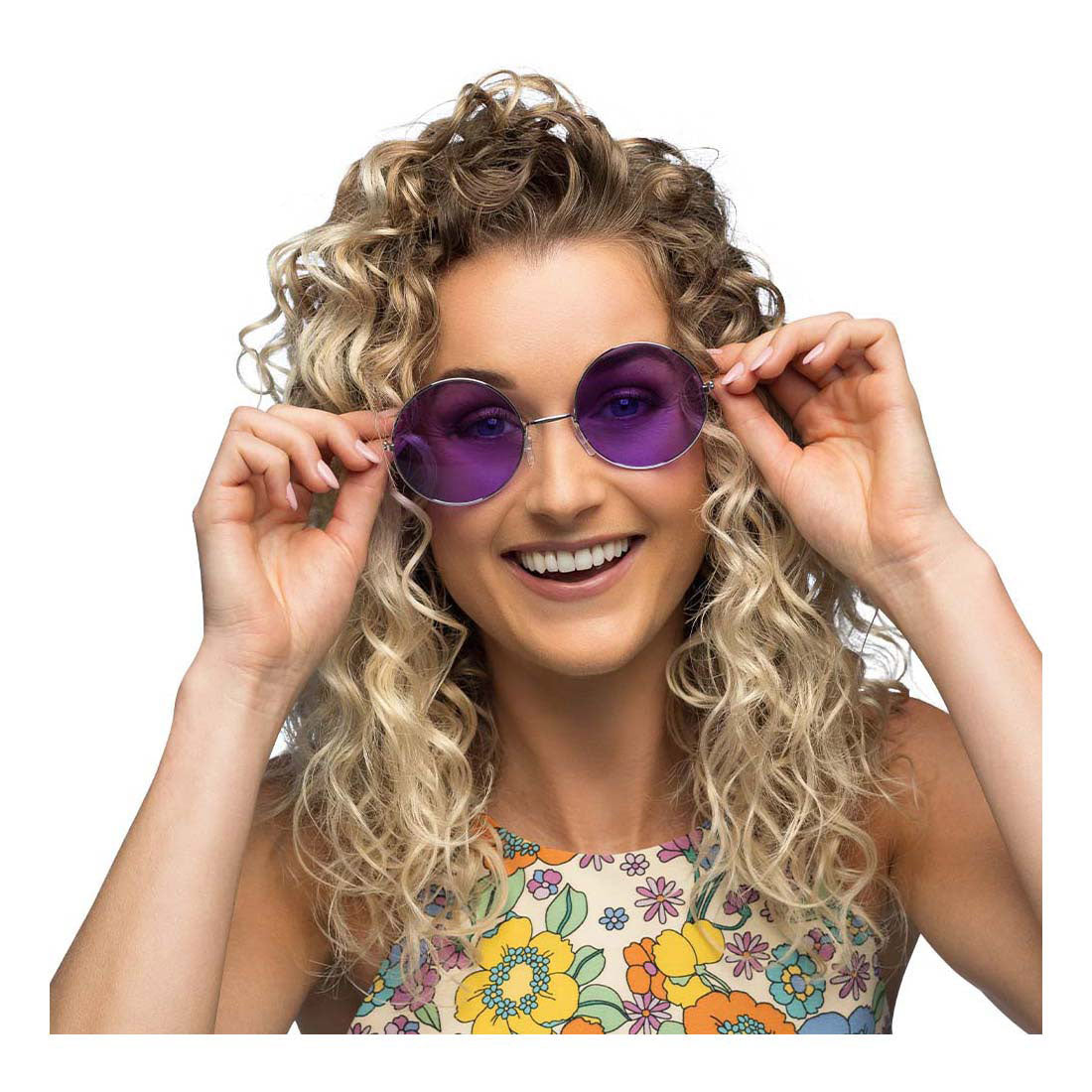 Boland lunettes de fête hippie xl violet