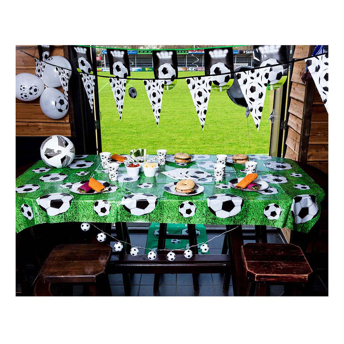 Boland Latex Balloons Football 25cm, 6e.