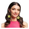 Boucles d'oreilles boland jaunes néon