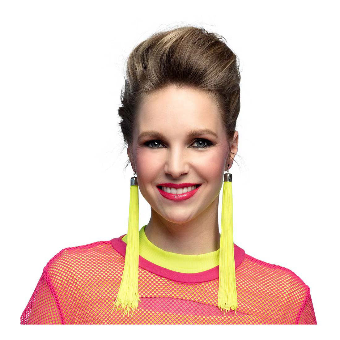 Festival des boucles d'oreilles Boland Neon Geel, 20 cm