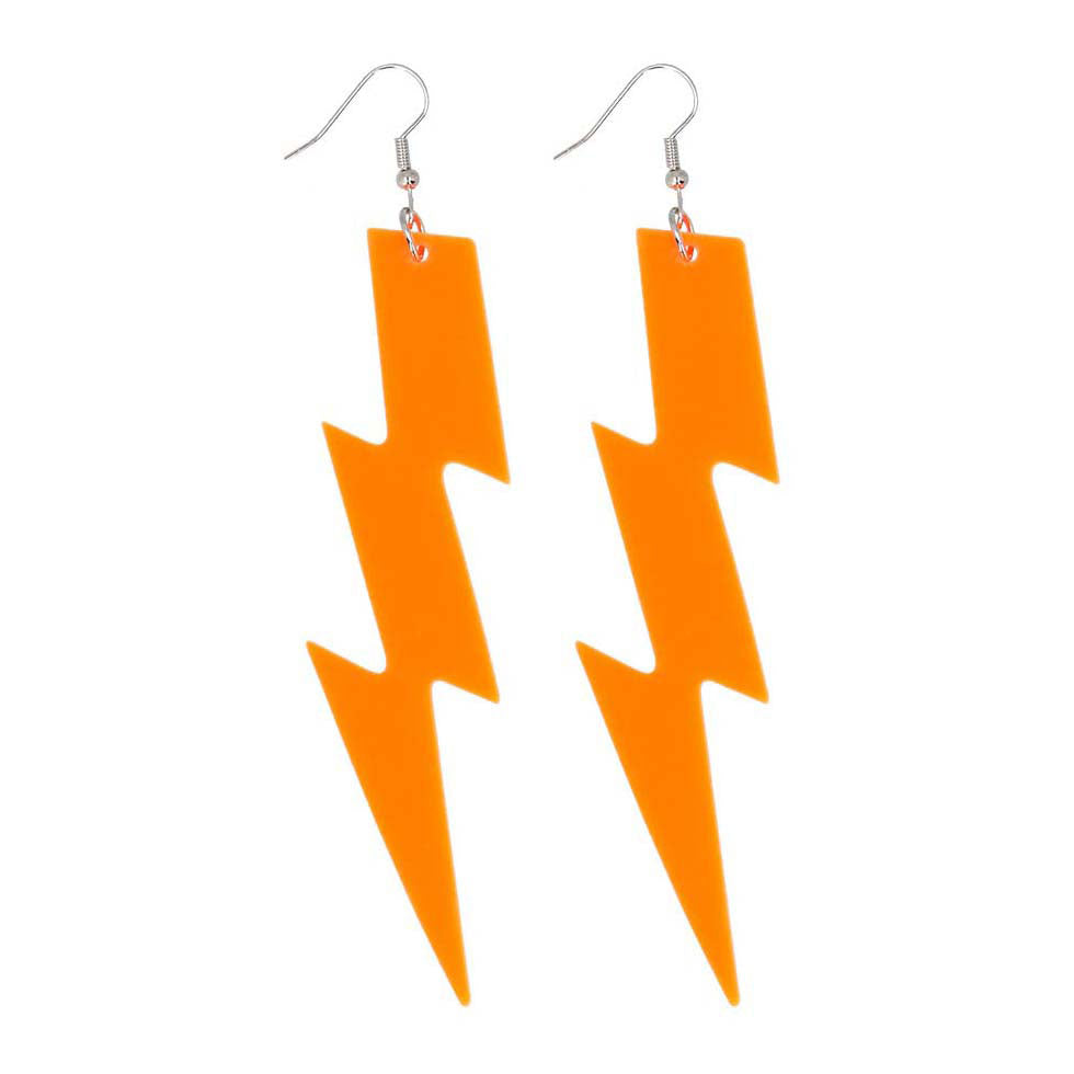 Boucles d'oreilles boland flash neon orange