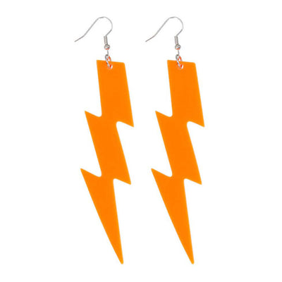 Boucles d'oreilles boland flash neon orange