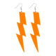 Boucles d'oreilles boland flash neon orange