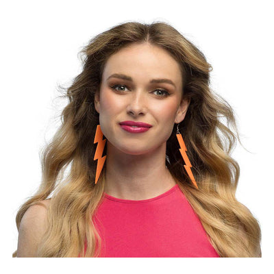 Boucles d'oreilles boland flash neon orange