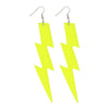 Boucles d'oreilles boland jaune fluo