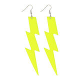 Boucles d'oreilles boland jaune fluo - afbeelding 1