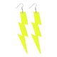 Boucles d'oreilles boland jaune fluo
