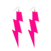 Boucles d'oreilles boland flash rose néon
