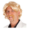 Boland Blonde Wig avec moustache