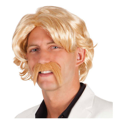 Boland Blonde Wig avec moustache