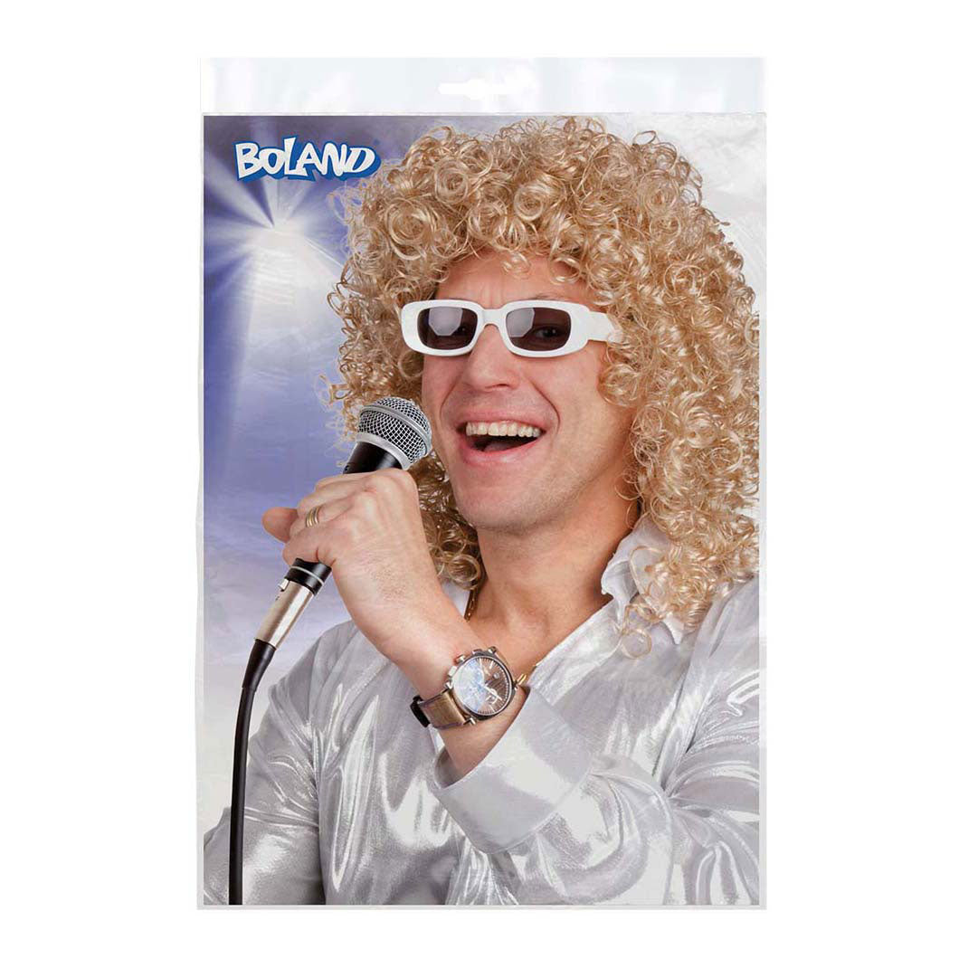 Perruque boland avec lunettes