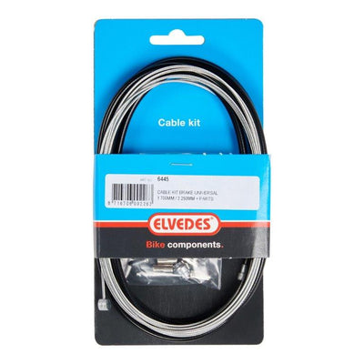 Kit câble de frein universel Elvedes 1700mm 2250mm galvanisé - noir (sur carte)