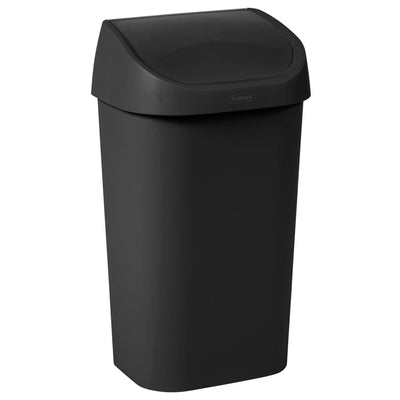 Curver mistral swing poubelle 50l noir