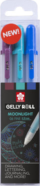 Sakura • stylo gel gelly roll galaxie au clair de lune