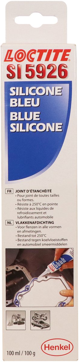 Joint de surface Loctite 5926 silicone 40 ml gris argent