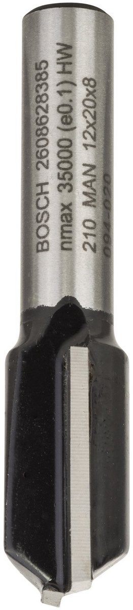 Bosch - fraises en bout 8 mm, d1 12 mm, l 20 mm, g 51 mm
