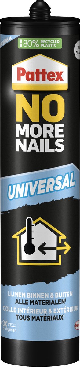 Pattex 1070185 - plus de clous universel 480g | 6 pièces