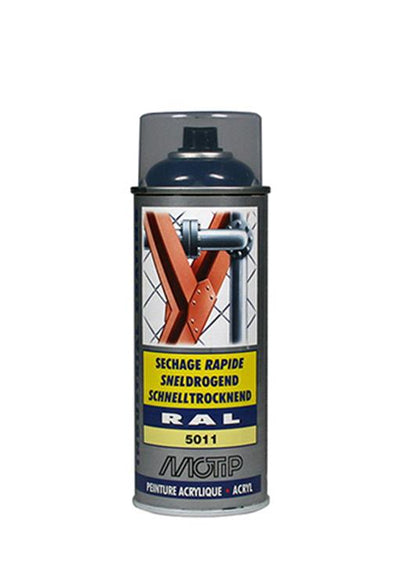 Motip 1051610 - ind. ral 5011 bleu acier bombe aérosol 400 ml | 1 pièce