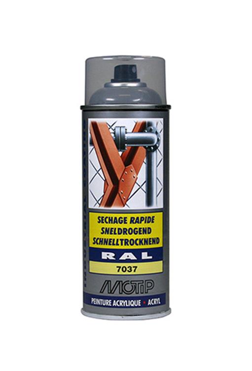 Motip 1051628 - ind. ral 7037 gris tissu bombe aérosol 400 ml | 1 pièce