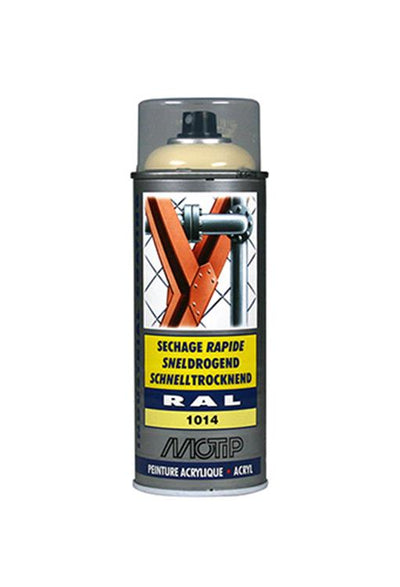 Motip 1051650 - ind. ral 1014 blanc ivoire bombe aérosol 400 ml | 1 pièce