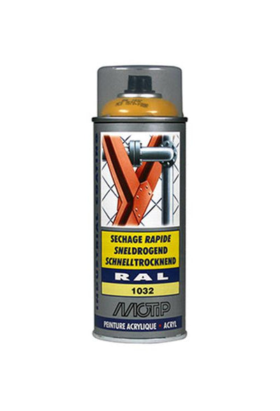 Motip 1051651 - ind. ral 1032 jaune genêt bombe aérosol 400 ml | 1 pièce