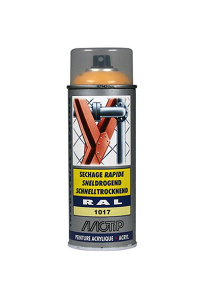 Motip 1051655 - ind. ral 1017 jaune safran bombe aérosol 400 ml | 1 pièce
