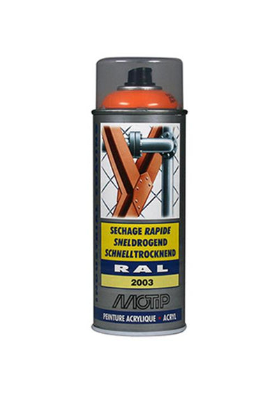 Motip 1051668 - ind. ral 2003 orange pastel bombe aérosol 400 ml | 1 pièce