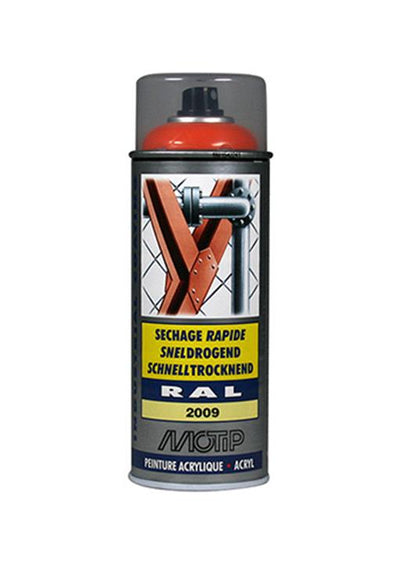 Motip 1051671 - ind. ral 2009 orange signalisation bombe aérosol 400 ml | 1 pièce