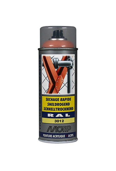Motip 1051674 - ind. ral 3012 beige-rouge bombe aérosol 400 ml | 1 pièce