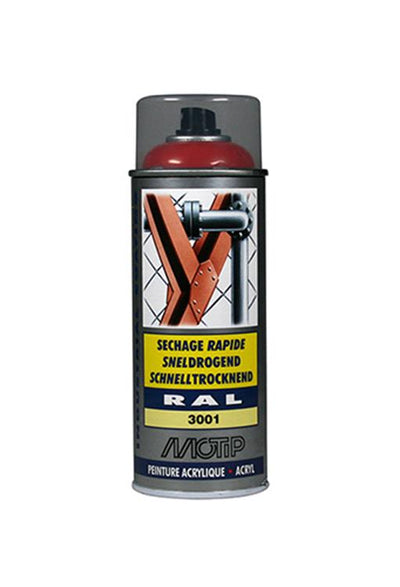 Motip 1051682 - ind. ral 3001 rouge signal bombe aérosol 400 ml | 1 pièce